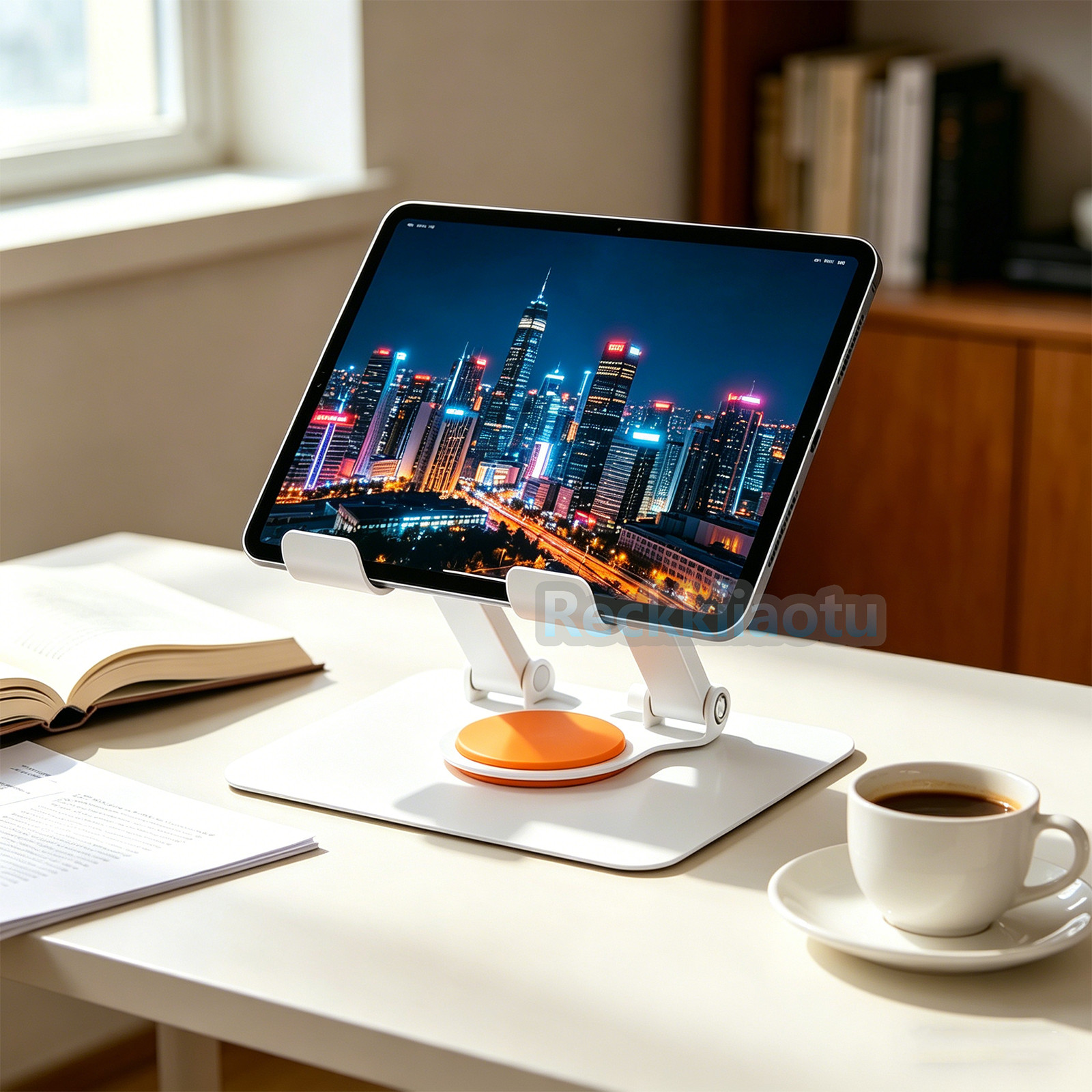 Adjustable Tablet Holder with 360° Rotation for 4-13" Devices