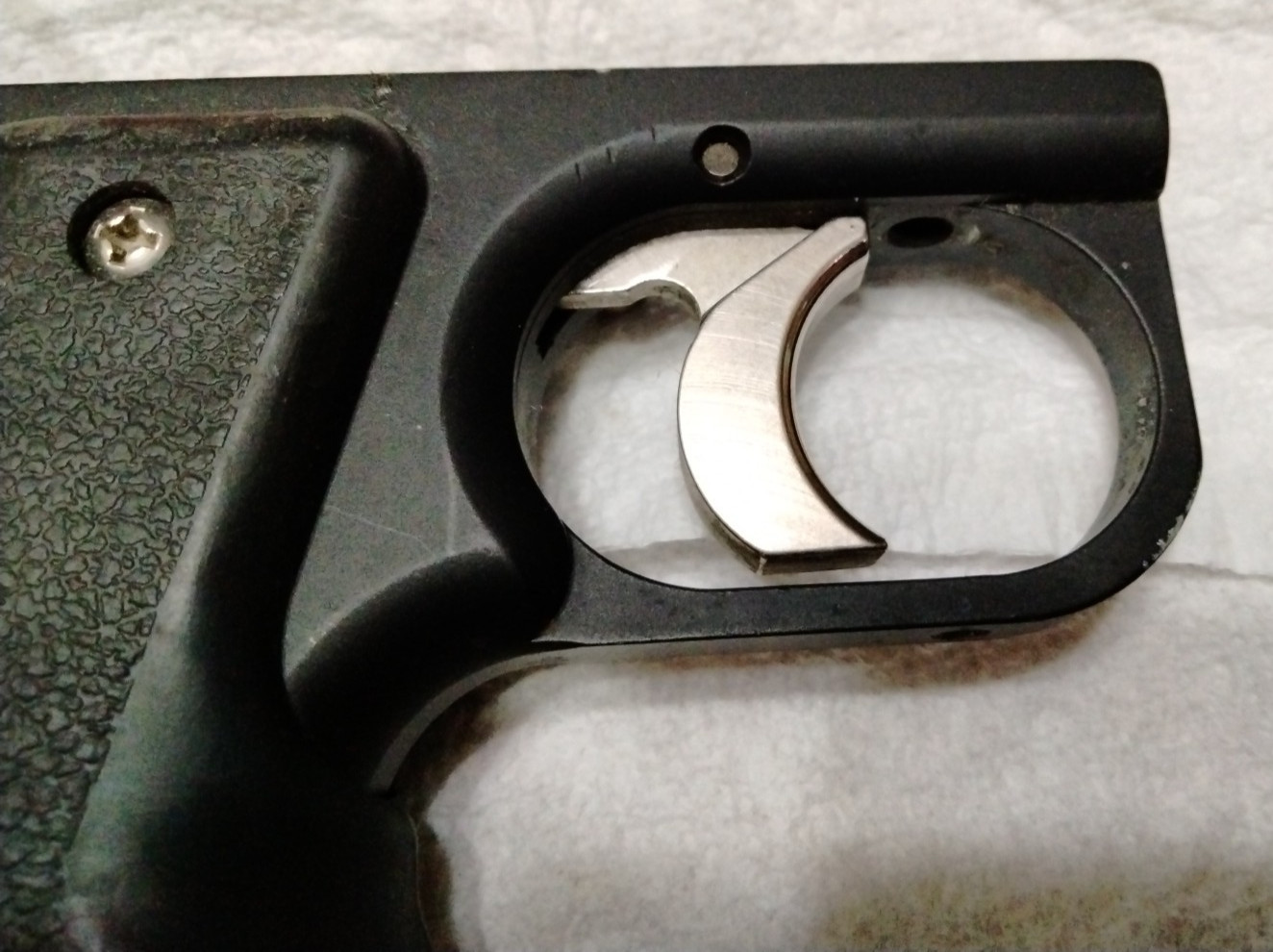 Benchmark Single Trigger Automag Frame Paintball Grips Micro Switch Mod
