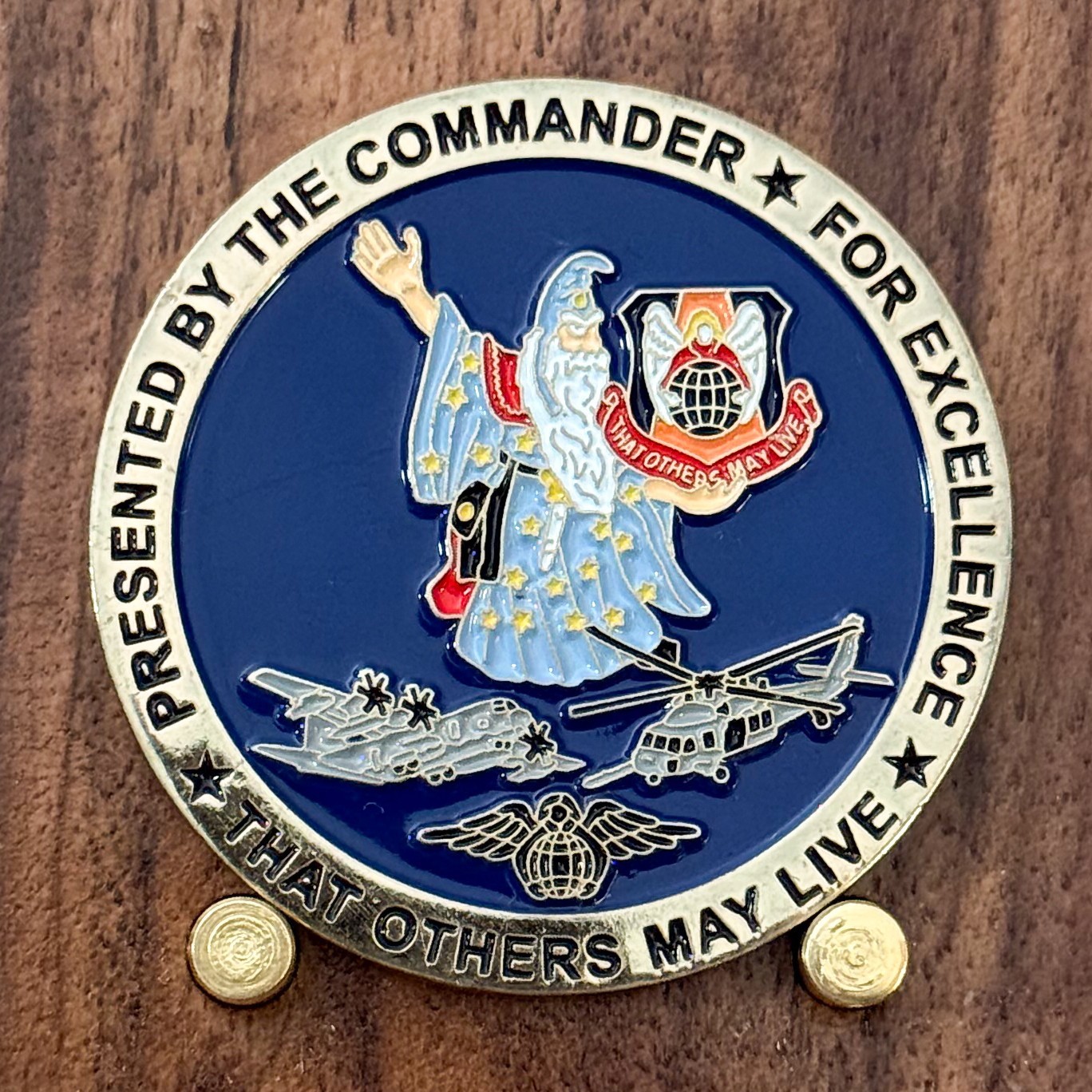 347th Operations Support Combat Rescue Wizard Challenge Coin M#12