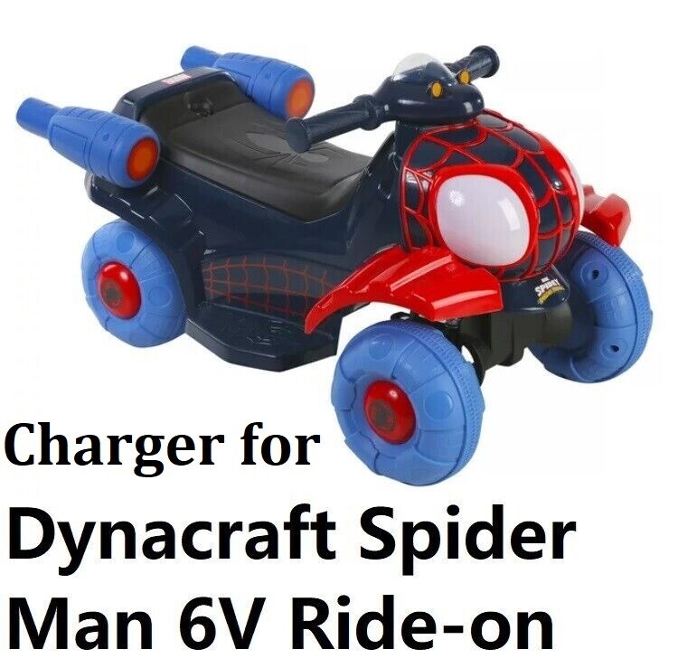 🔥ac power supply battery Charger For Dynacraft Spider-Man 6v Ride-on