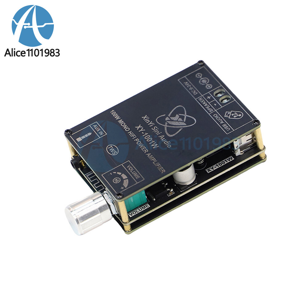 XY-1001W 100W Mono Bluetooth Audio Power Amplifier Module TPA3116D2 TWS Function
