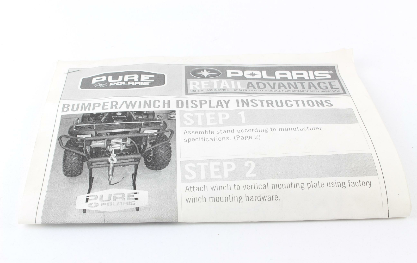 OEM Polaris Dealer ATV Brush/Winch Stand 2835703 2688