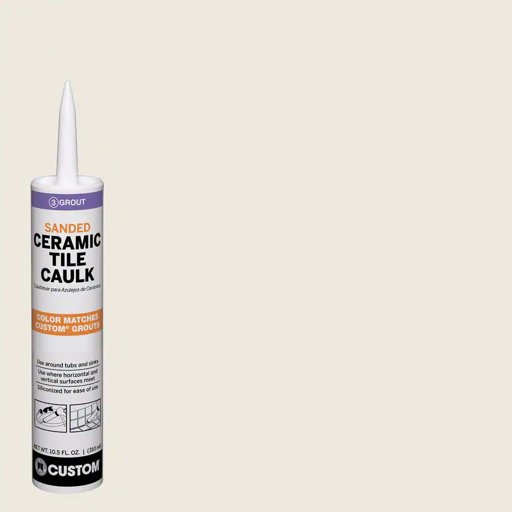 Polyblend #381 Bright White 10.5 Oz. Sanded Ceramic Tile Caulk