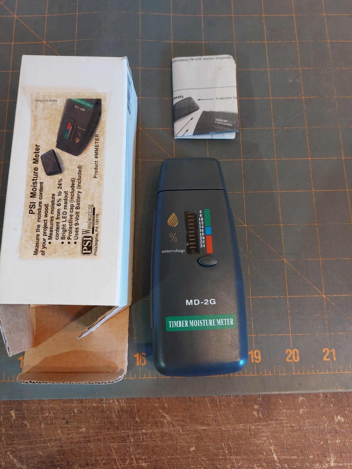 Wood Moisture Meter MD-2G 2 Pin Wood Moisture Detector Timber