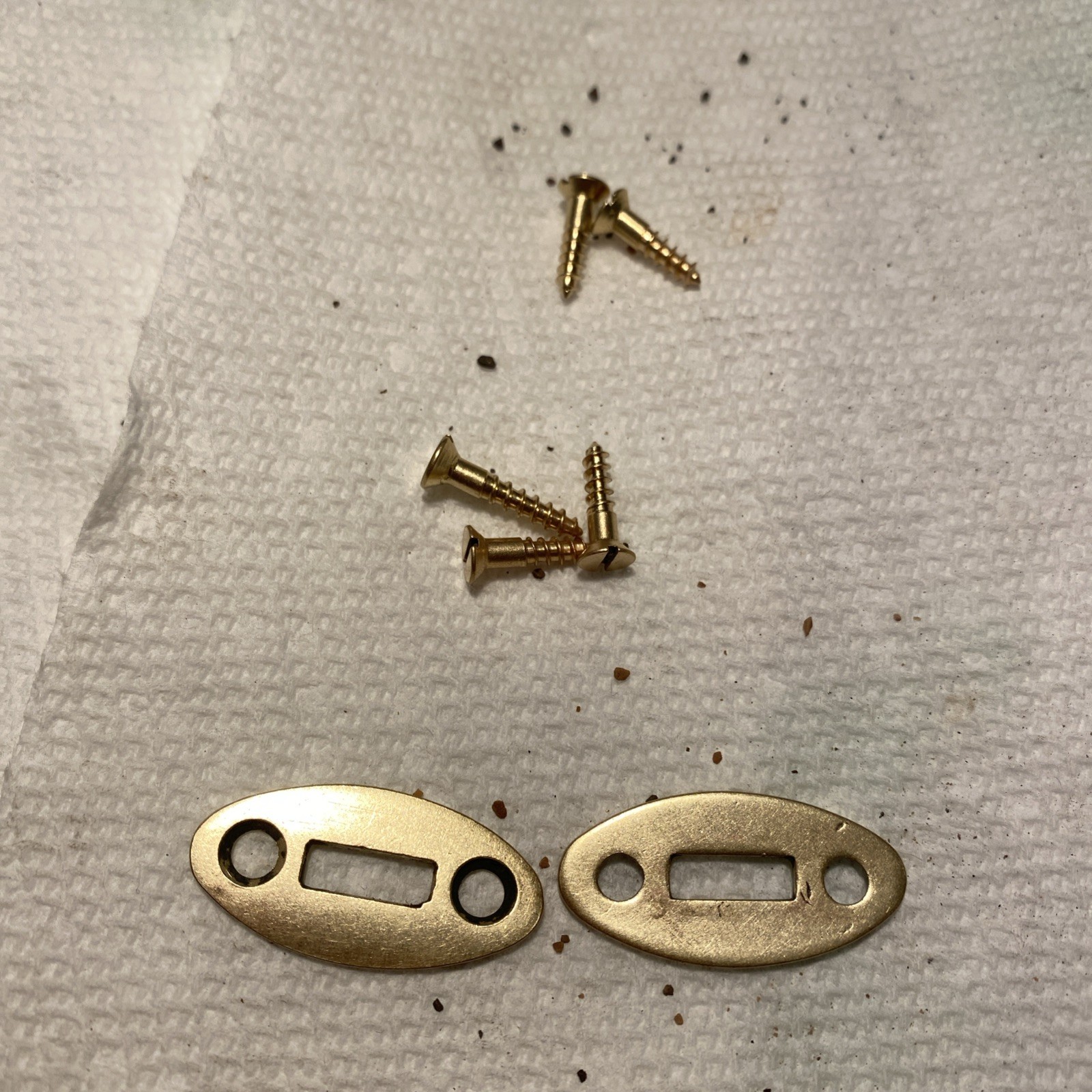 Cabela/investarms Brass Wedge Plates And Screws