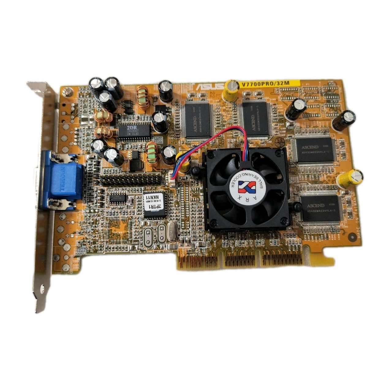 *SALE*ASUS AGP-V7700PRO/32M PURE NVIDIA GEFORCE2 PRO AGP VGA CARD VGA ONLY MXB88