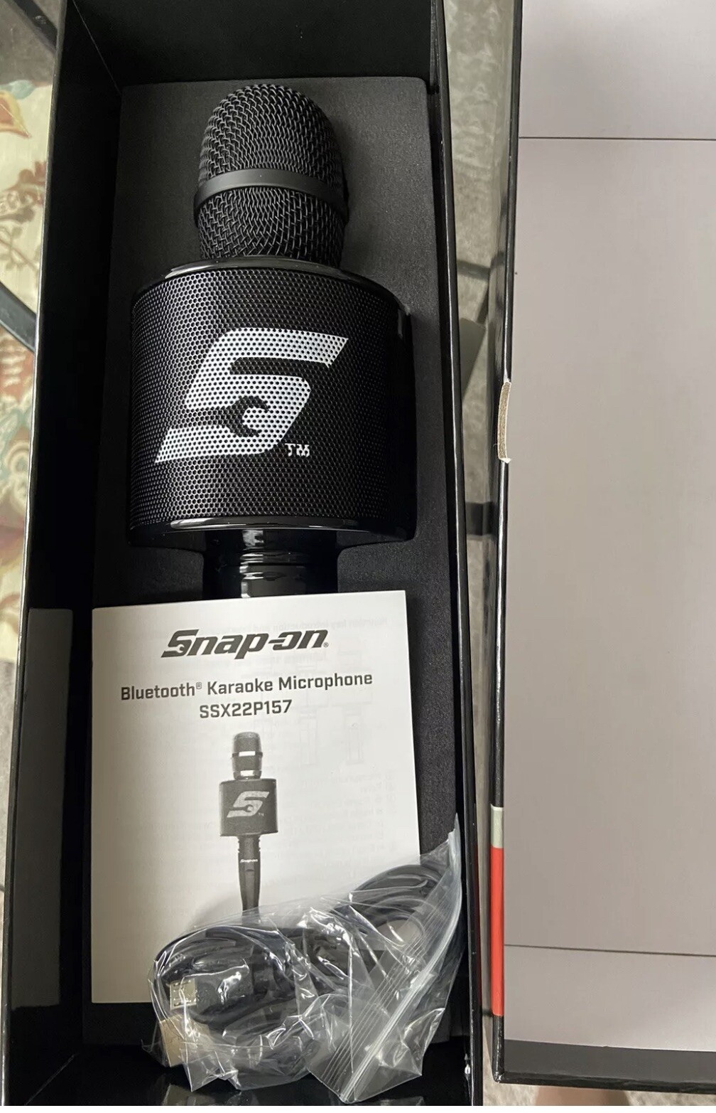 Snap-On Bluetooth Karaoke Microphone Bluetooth Microphone SSX22P157 New