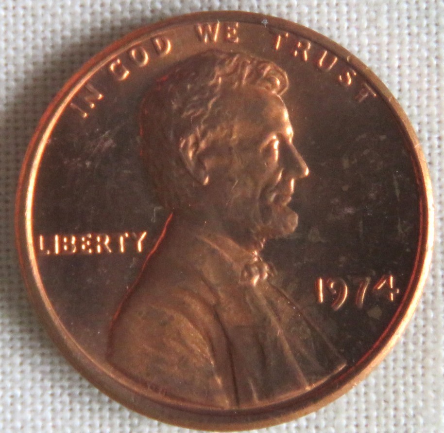 1974 Lincoln Cent - Uncirculated (BB)