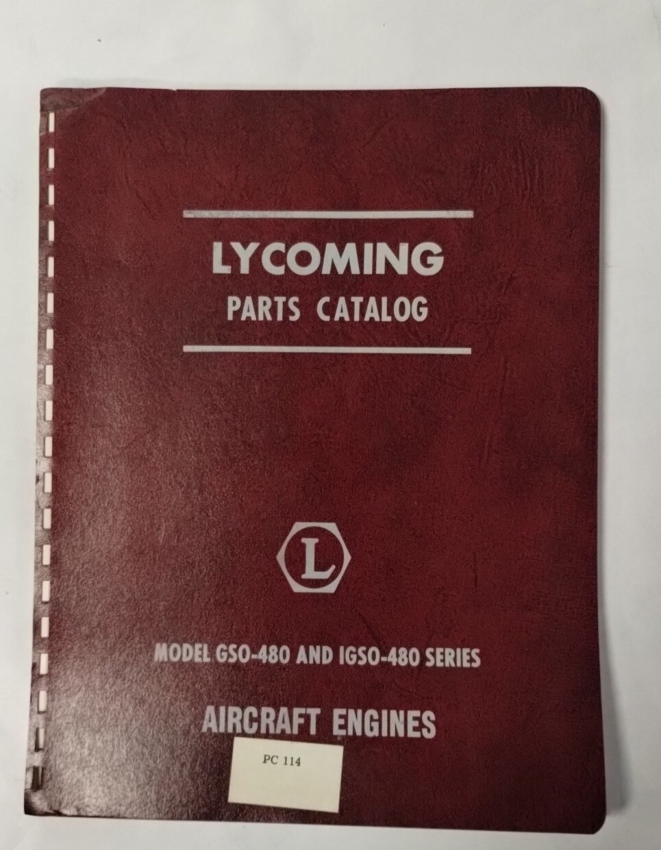 Lycoming Model GSO-480 & IGSO-480 Series Aircraft Engines Parts Catalog Original