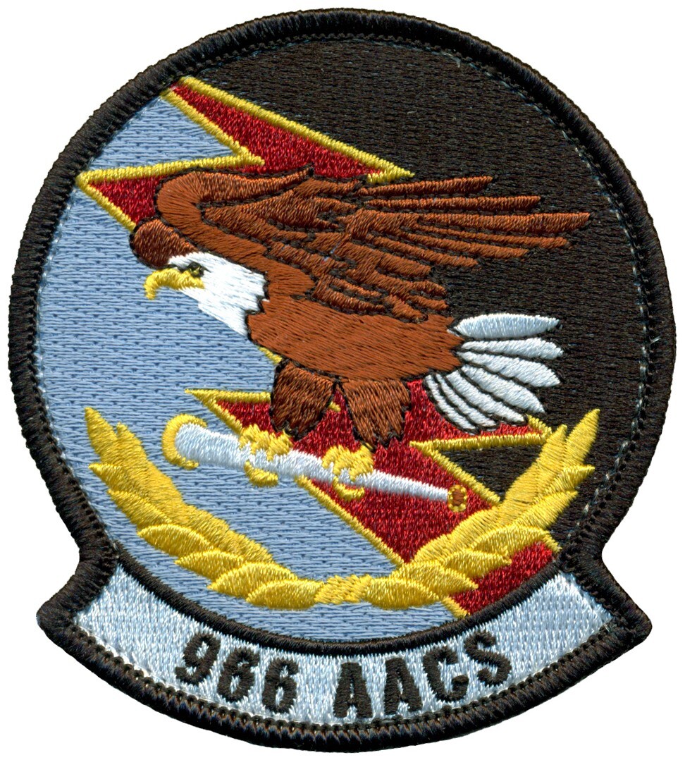 USAF 966th AIRBORNE AIR CONTROL SQUADRON PATCH
