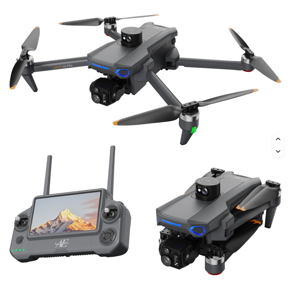 AE30 MINI 4K Dual Camera WiFi FPV Foldable Drone 4K UHD Altitude Hold