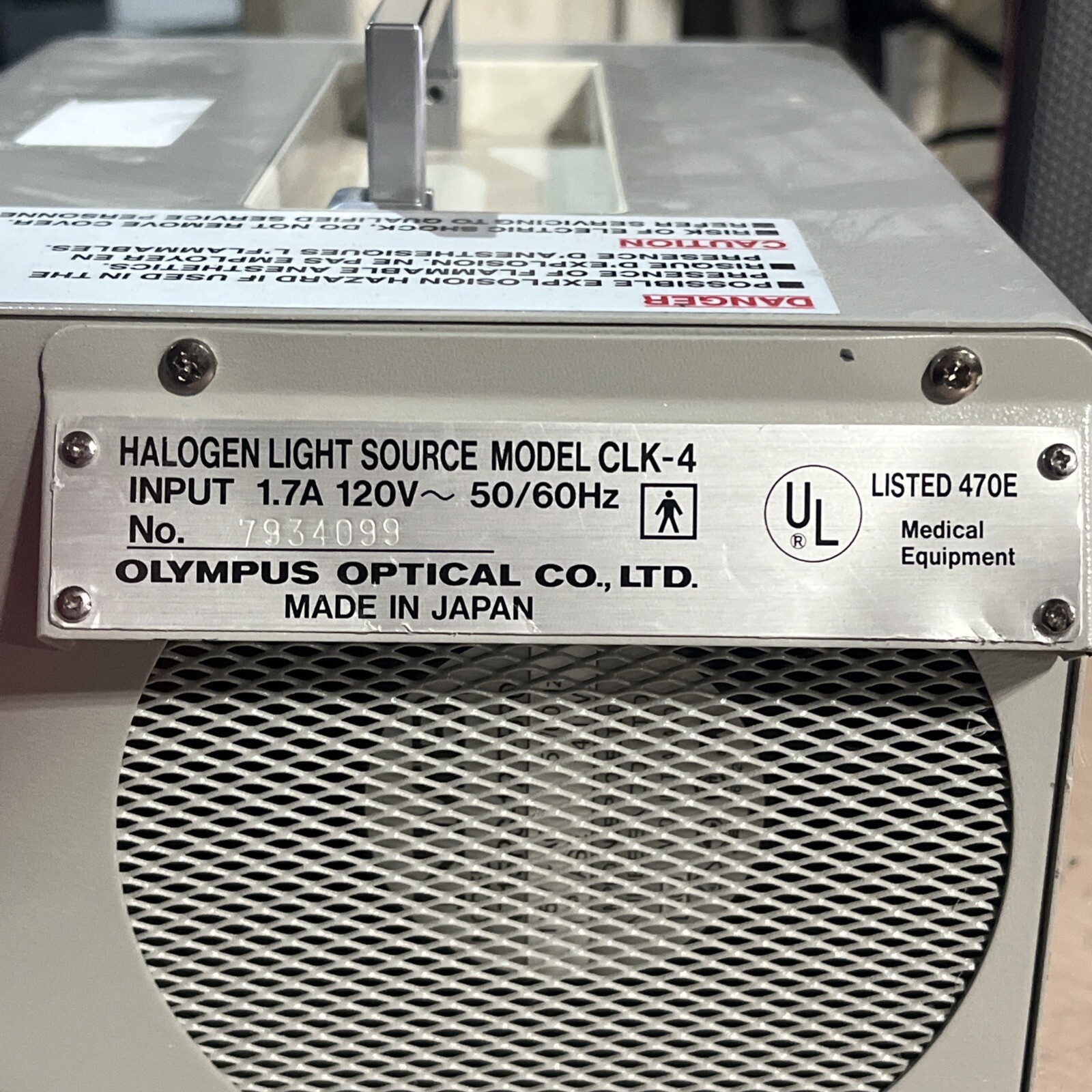 OLYMPUS CLK-4 HALOGEN LIGHT SOURCE
