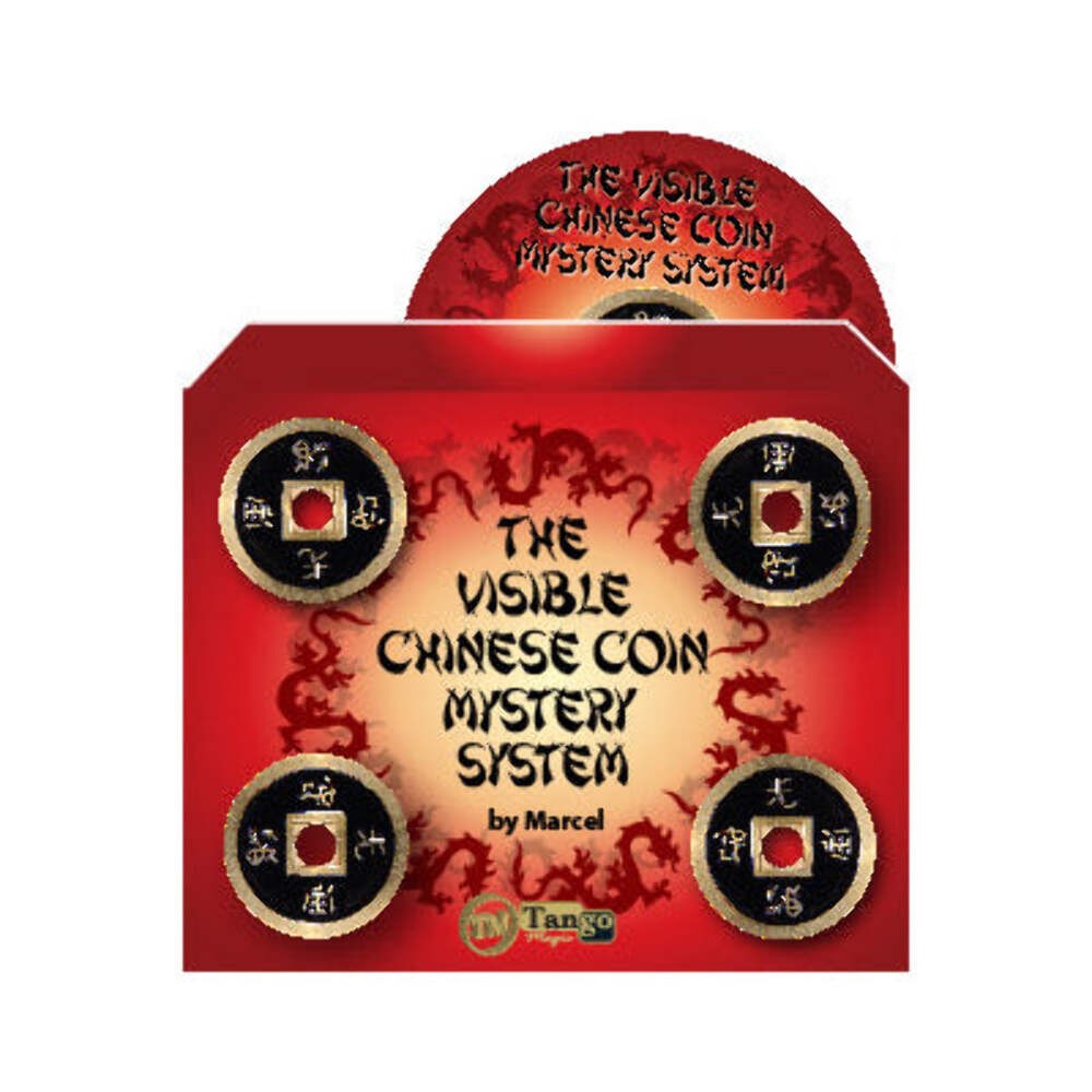 The Visible Chinese Coin Mystery System ( CH015 ) (Gimmicks and DVD) by Marcel a