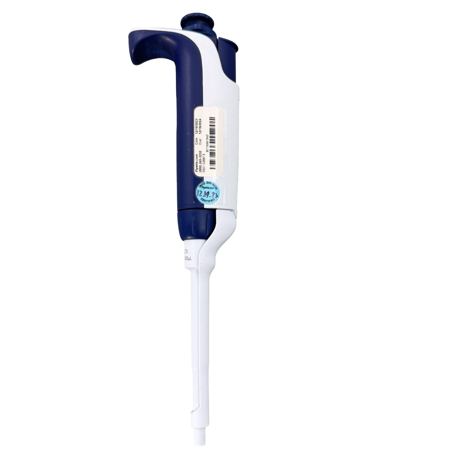 Rainin Pipet-Lite XLS RFID LTS Adjustable Pipette 20-200µL Single Channel