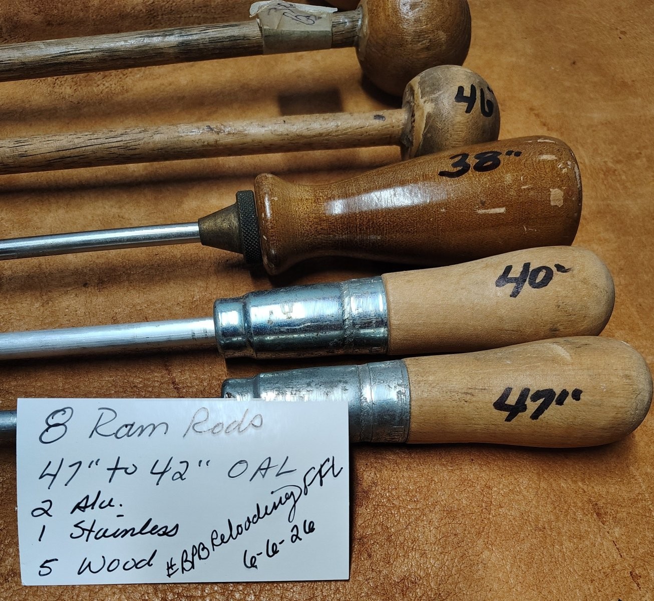 Muzzleloader 8 Range/Ram Rods