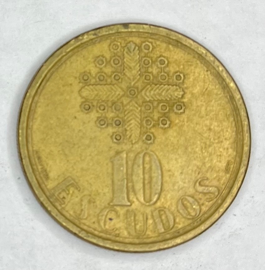 Portugal 1989 10 Escudos Coin