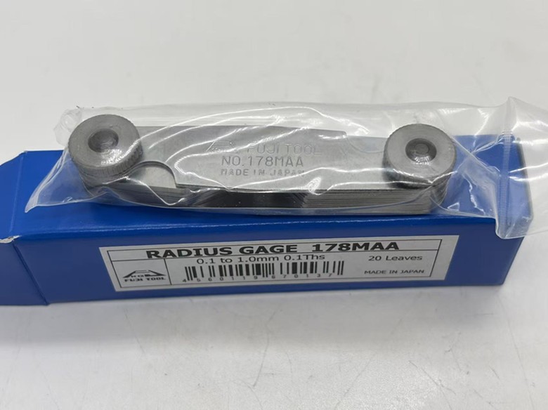 1PCS NEW  FUJITOOL radius gauge 178MAA(0.1-1mm)
