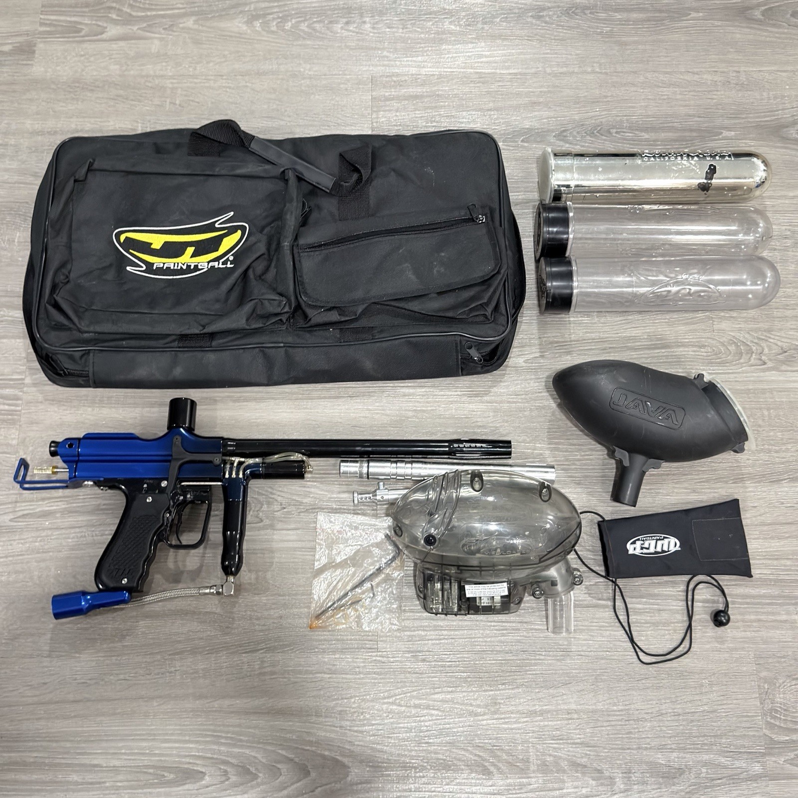 WGP Triology SF Autococker Paintball Marker w/ Accessories UNTESTED