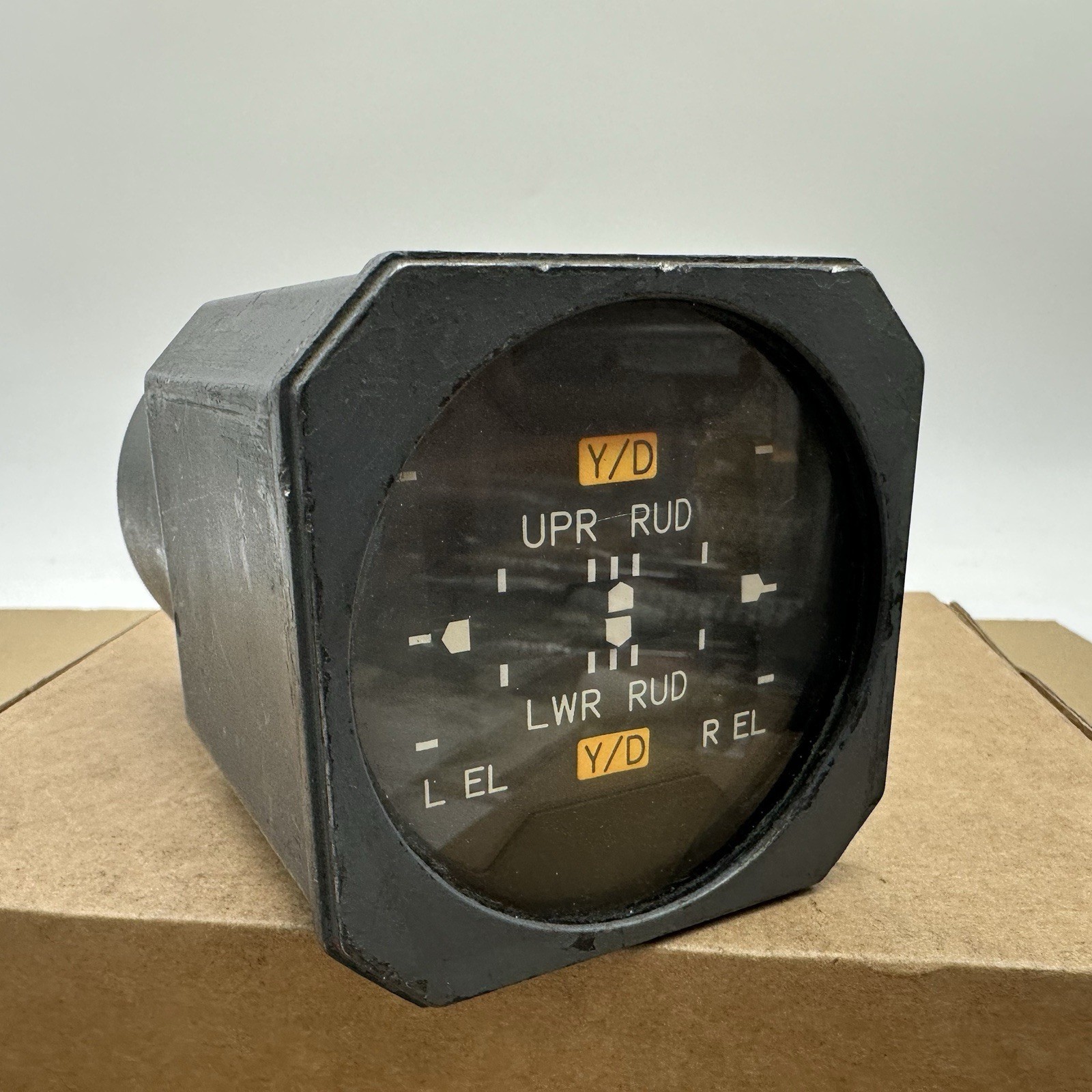 Weston Course Indicator Elevator And Rudder Position Vintage Aircraft Instrument