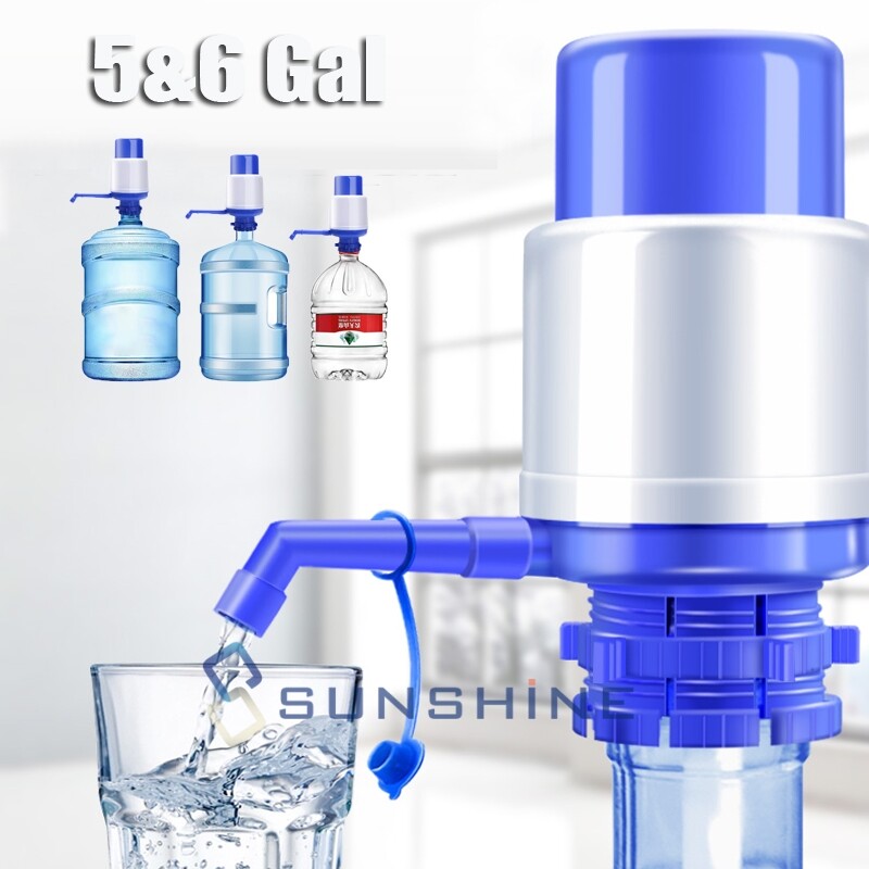 Manual Water Dispenser Pump for 3 & 5 Gallon Bottles Portable Hand-Operated Pump