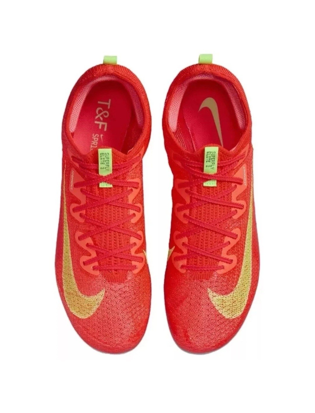 Size 6 Nike Men's Zoom Superfly Elite 2 Bright Crimson Lime Blast FZ9662-600 NEW