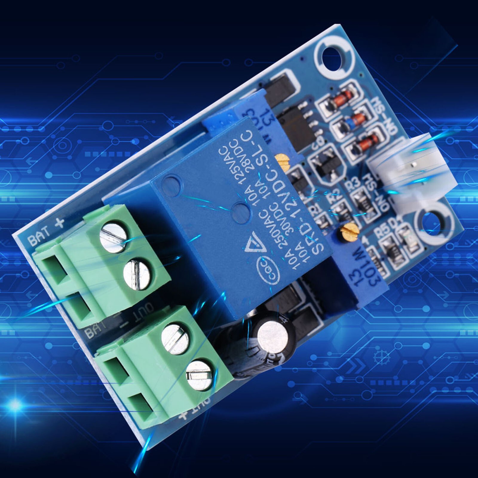 12 V Battery Low Voltage Cut off Automatic Switch On Recovery Protection Module