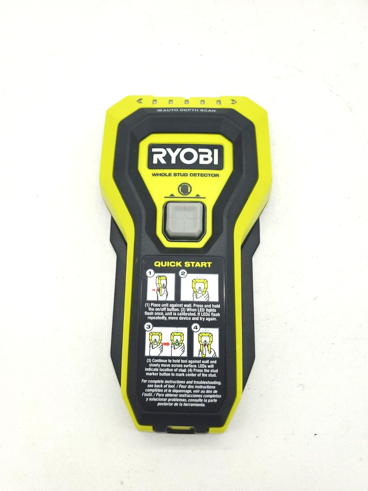 RYOBI Light Up Full Width Indicator Whole Stud Finder ESF5002   #3