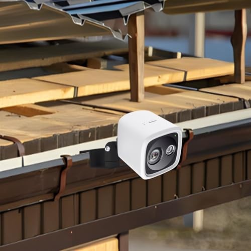 4 Pack Solar Panel Gutter Mount for Ring, Arlo, Blink Solar Panels, No Black