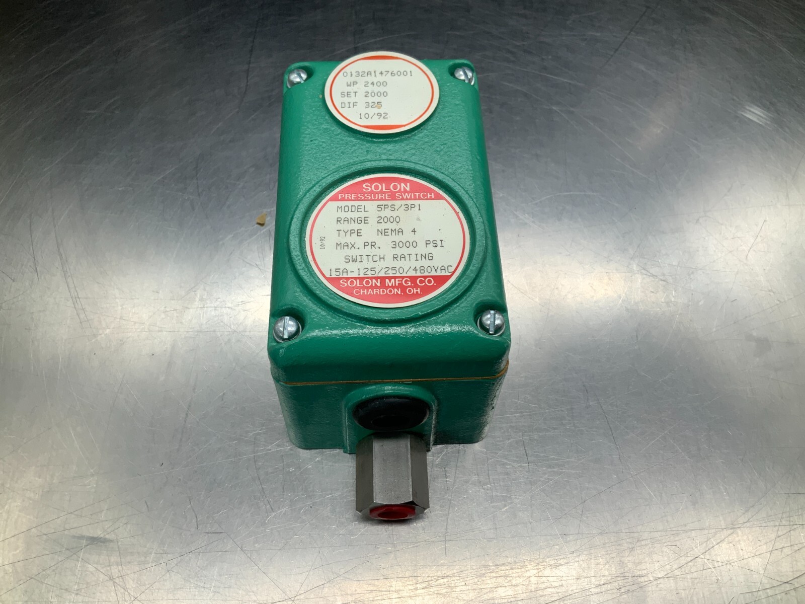 Solon 5PS/3P1 Pressure Switch, Range 2000