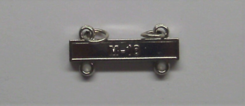 U. S. Army Basic Qualification Badge M-16 Bar Shiny Brite