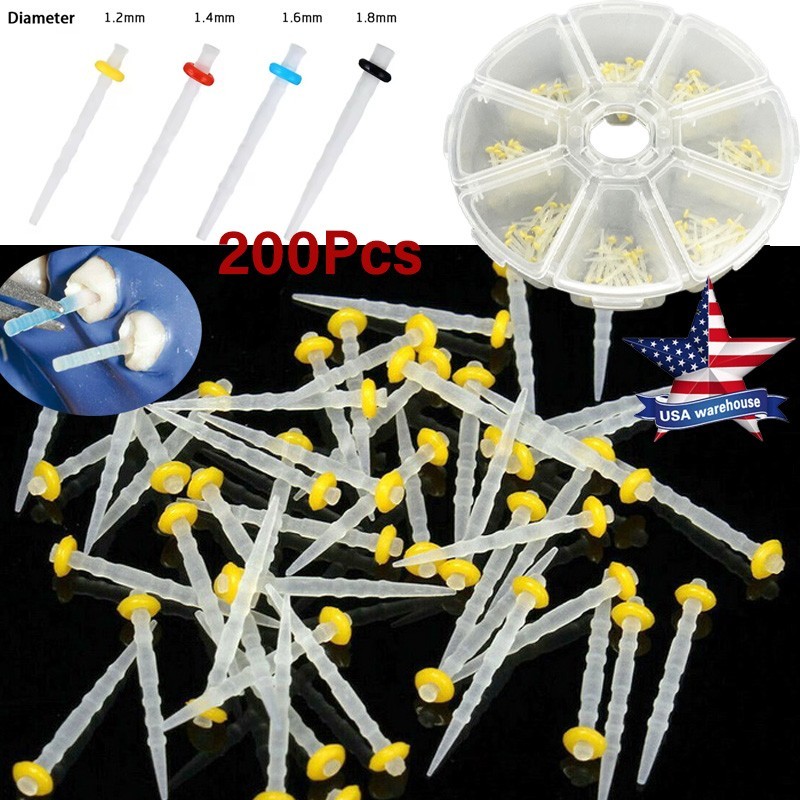 Quartz Fiber Post Dental Fiber Post teeth Restorative 1.2/1.4/1.6/1.8mm 200pcs