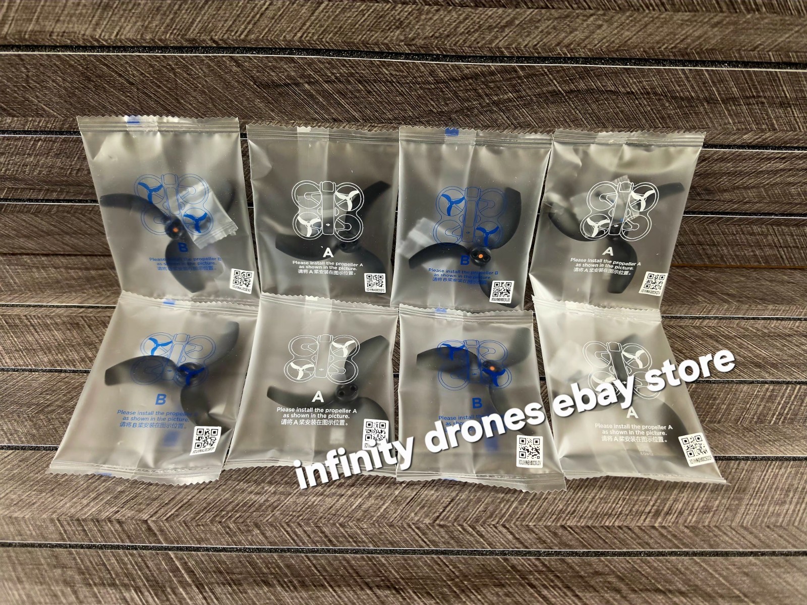 Genuine Original DJI Avata 2 Propellers  New Pulled from Combo Kit  ( 8 Pcs )