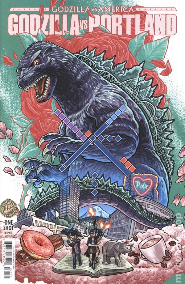 Godzilla vs. America Portland 1A VF 2026 Stock Image