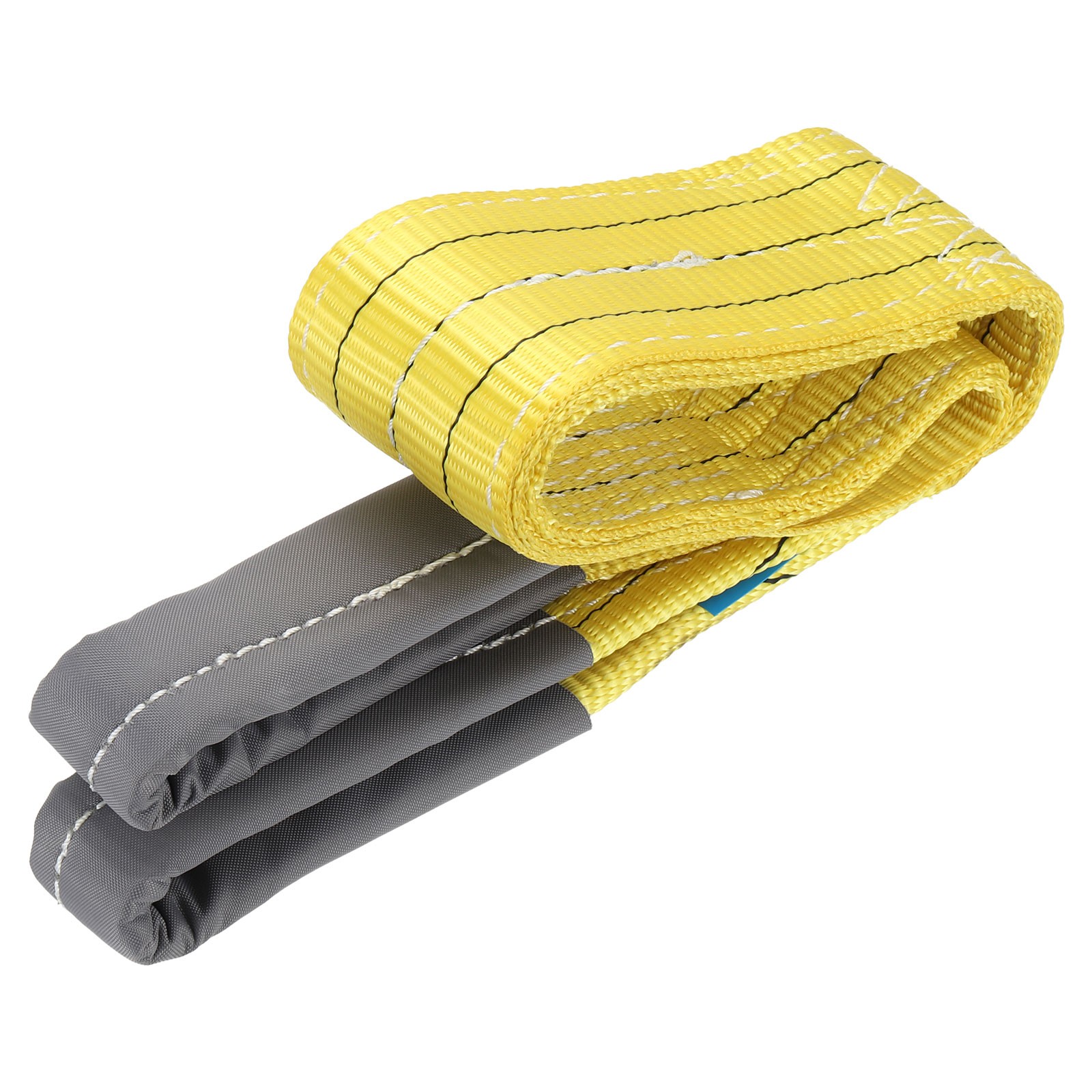 2Ply 2.95" x 3.3' Web Lifting Straps 6614lbs Lift Slings for Hoisting Yellow