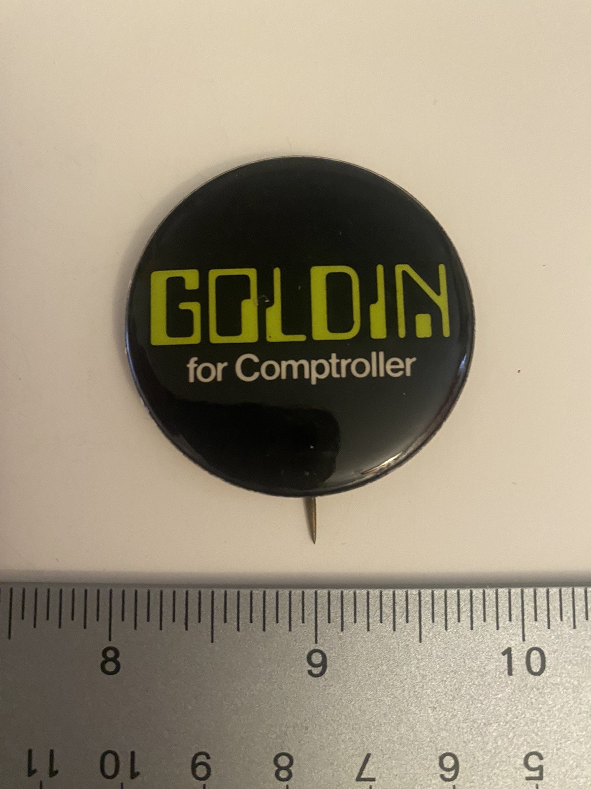 Goldin For Comptroller Political Pin Back Button P46