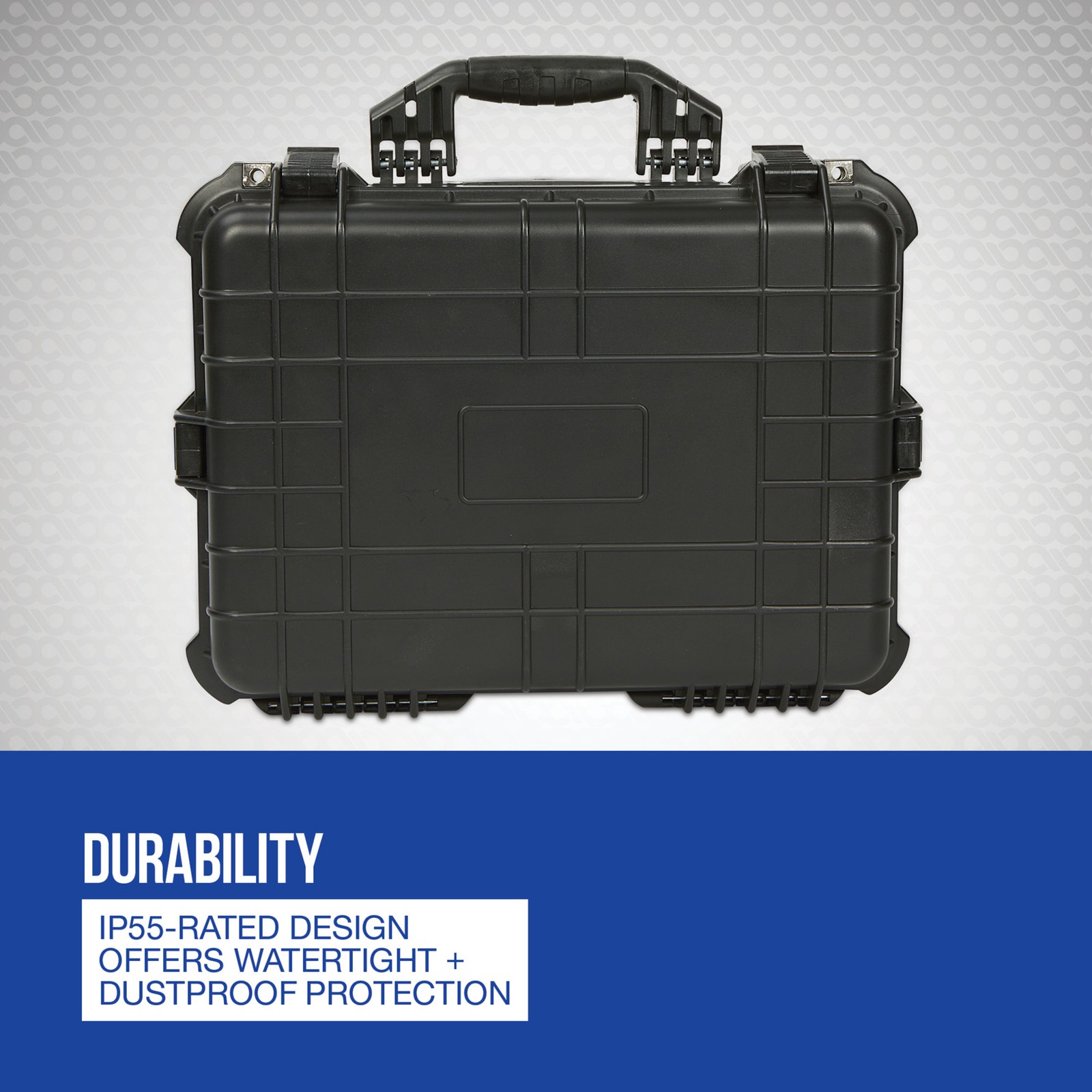 Strongway 20in. Protective Storage Case, IP65 Water Resistant, Black