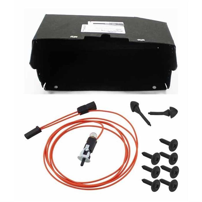 62-65 Nova Glovebox Liner, Bumper, Screws and Light Kit