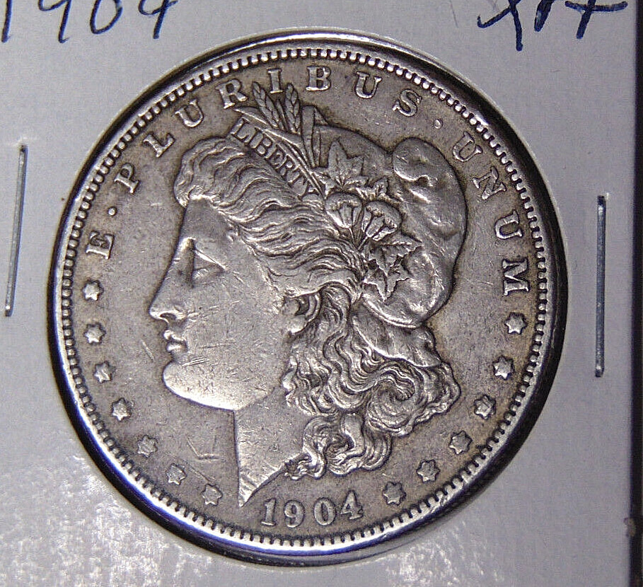1904-P Morgan Silver Dollar XF+ Philadelphia Mint (52324)