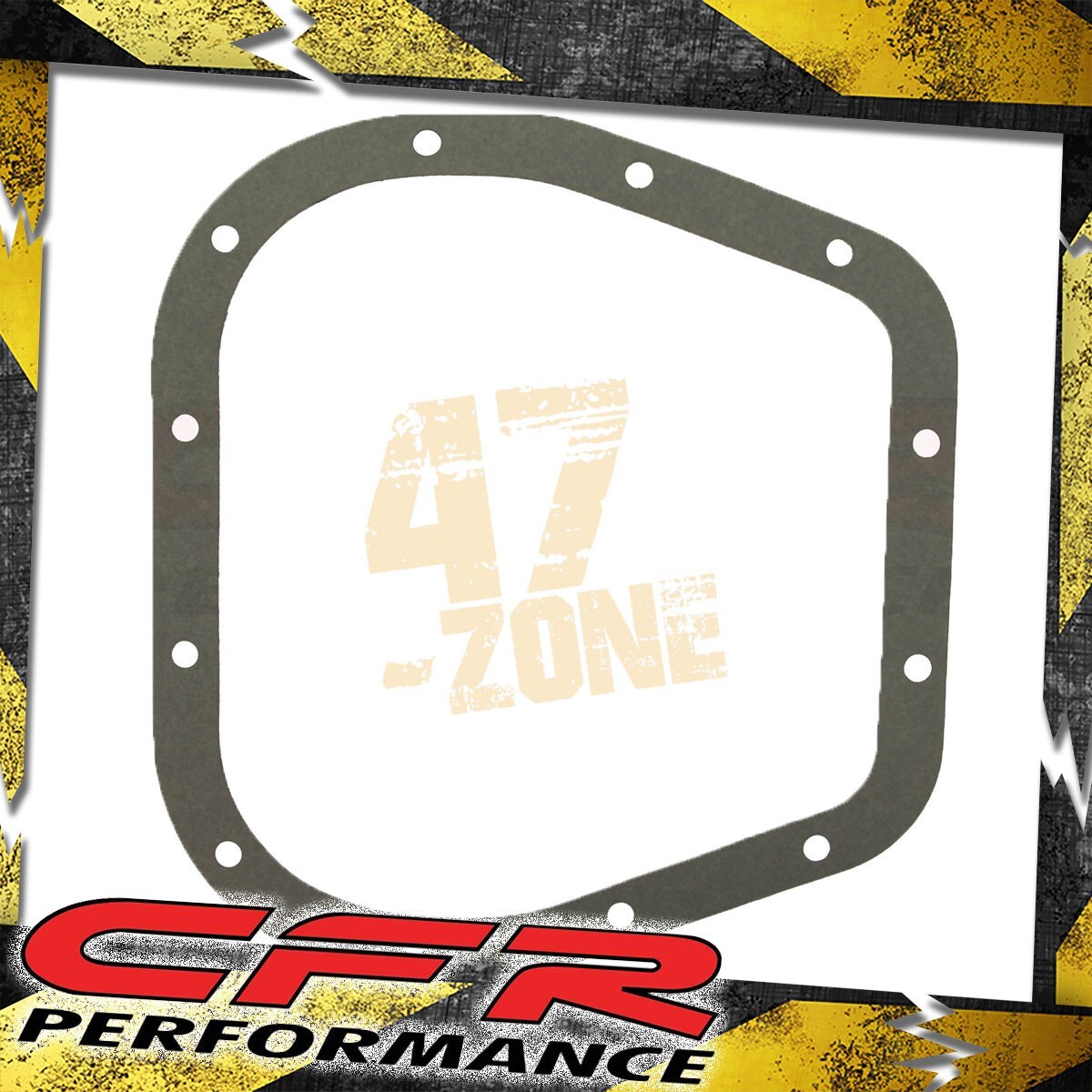 Fiber Differential Cover Gasket For Ford 9.75" R.G 12 Bolts- Gray