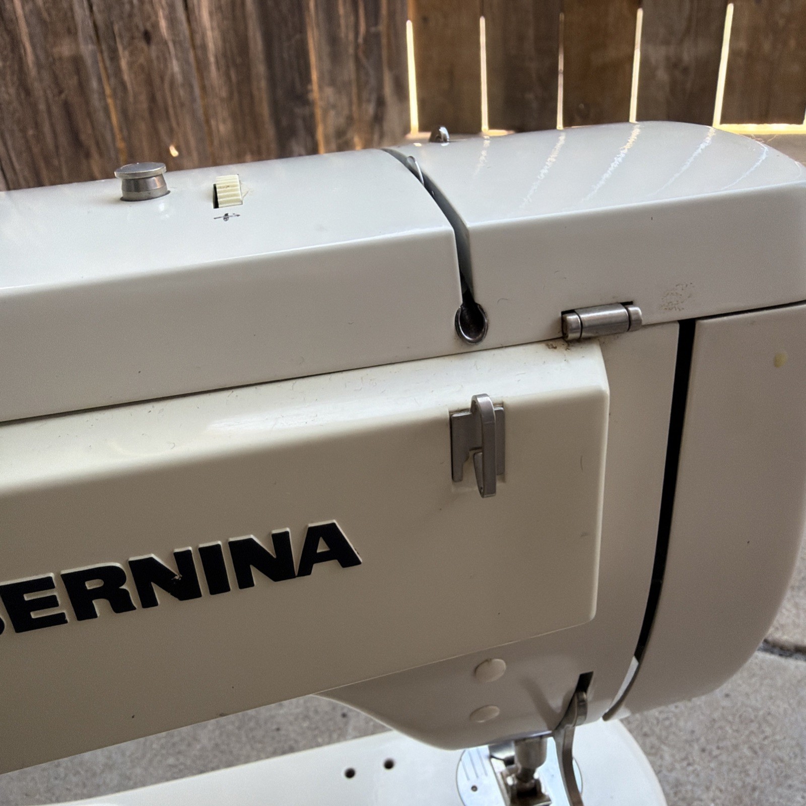 Bernina 830 Record Sewing Machine Only - Powers On, Missing Pieces - Sold As Is