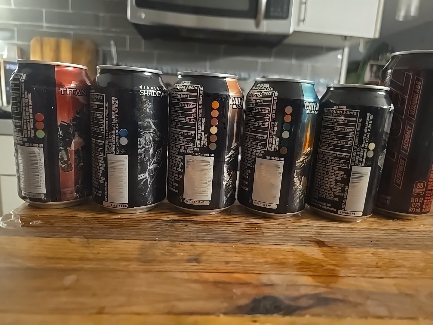 Mountain Dew Gamefuel Cans