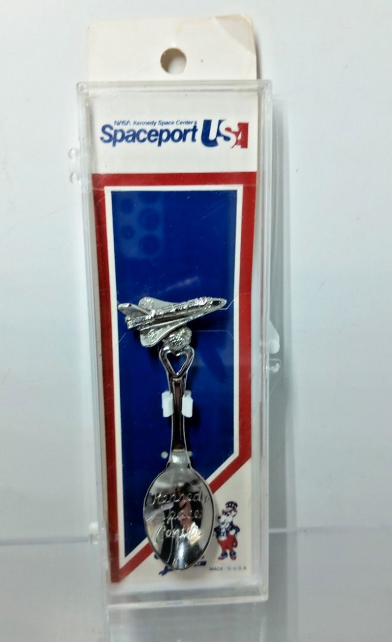 Kennedy Center Florida Space Shuttle Travel Souvenir Spoon Nasa Collectible