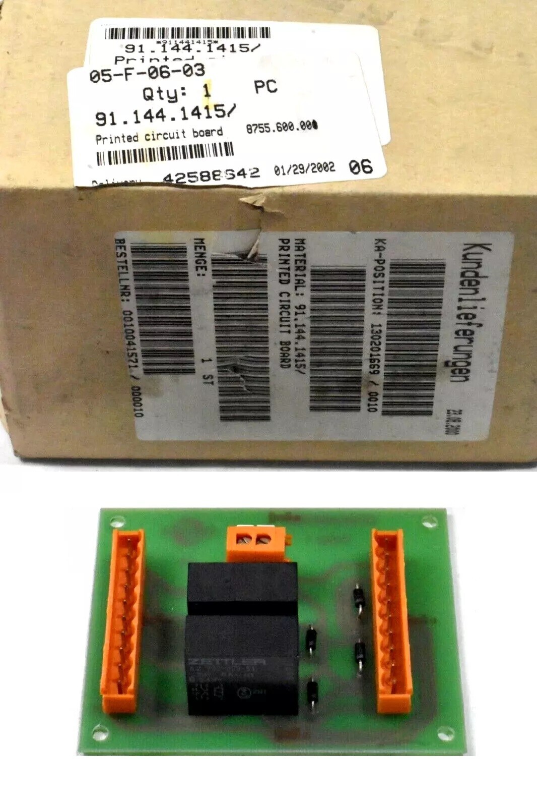 Heidelberg 91.144.1415 Board Assembly PCB  Bacher 8755.600.001