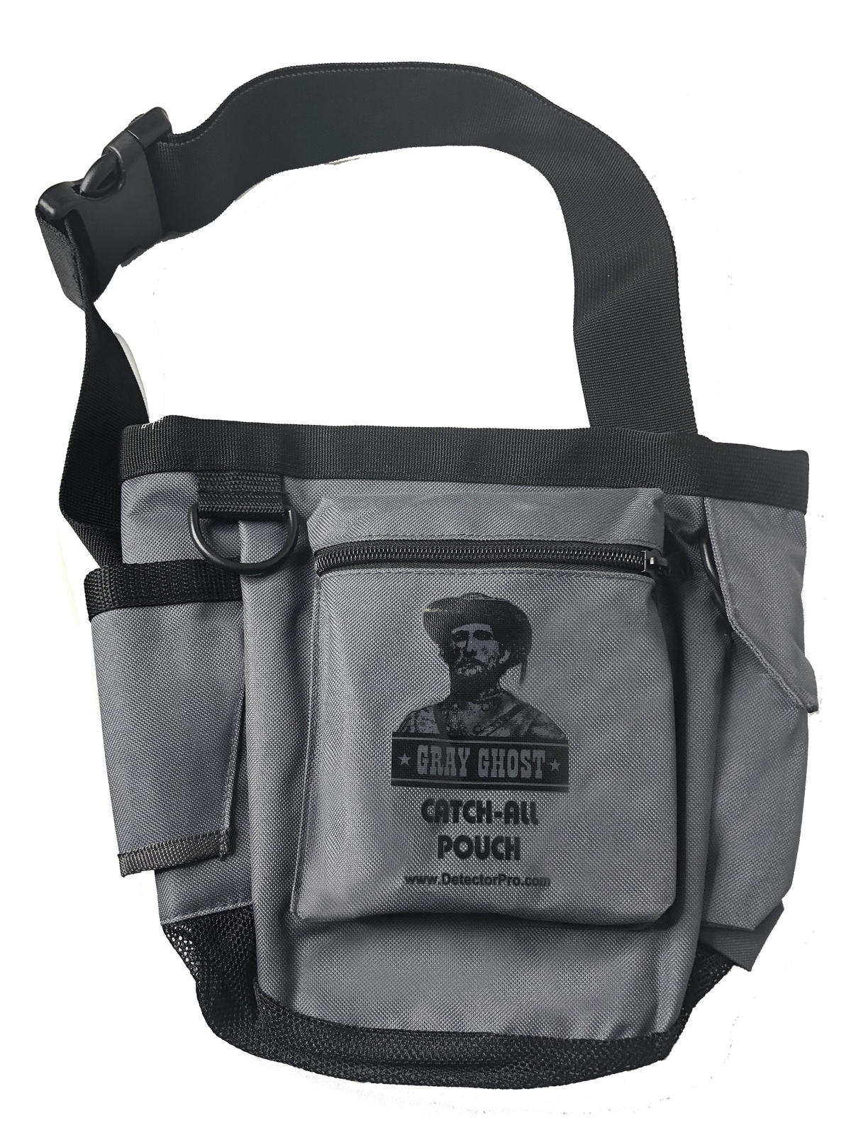 Detector Pro Gray Ghost Ultimate Catch-All Pouch for Metal Detecting