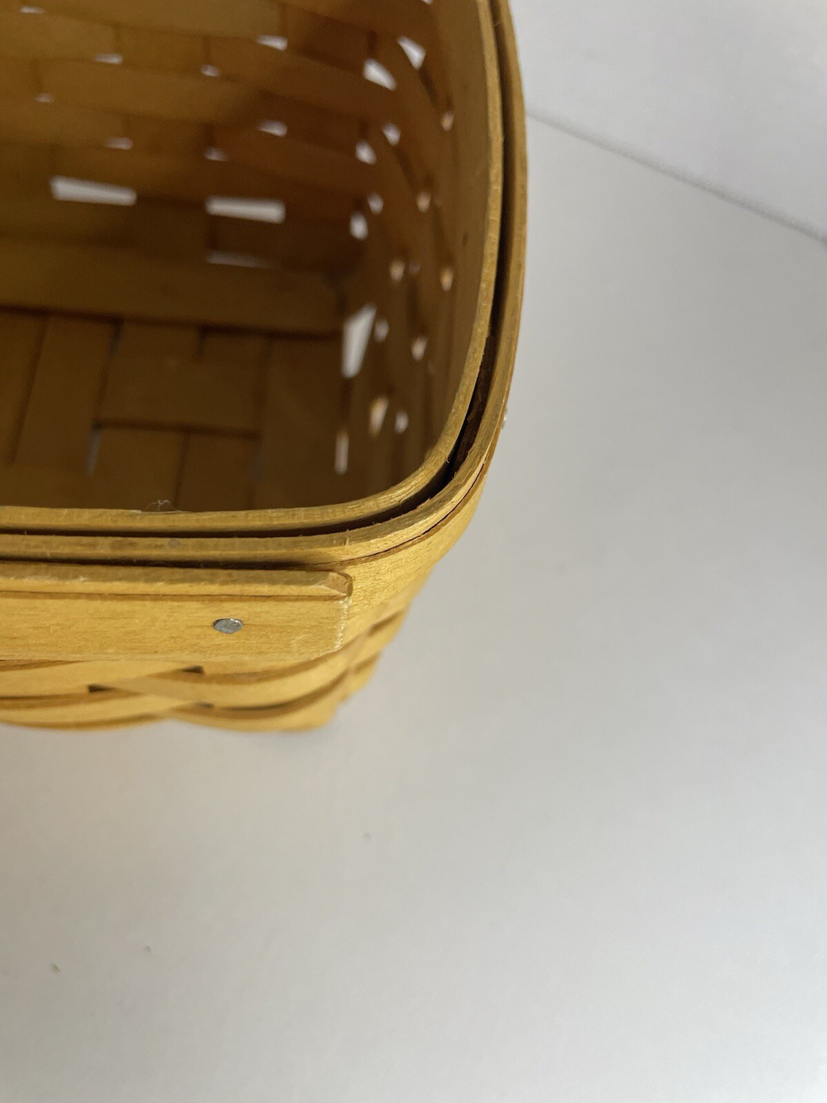 Longaberger 2000 Address Success Start Basket And Protector Set EUC