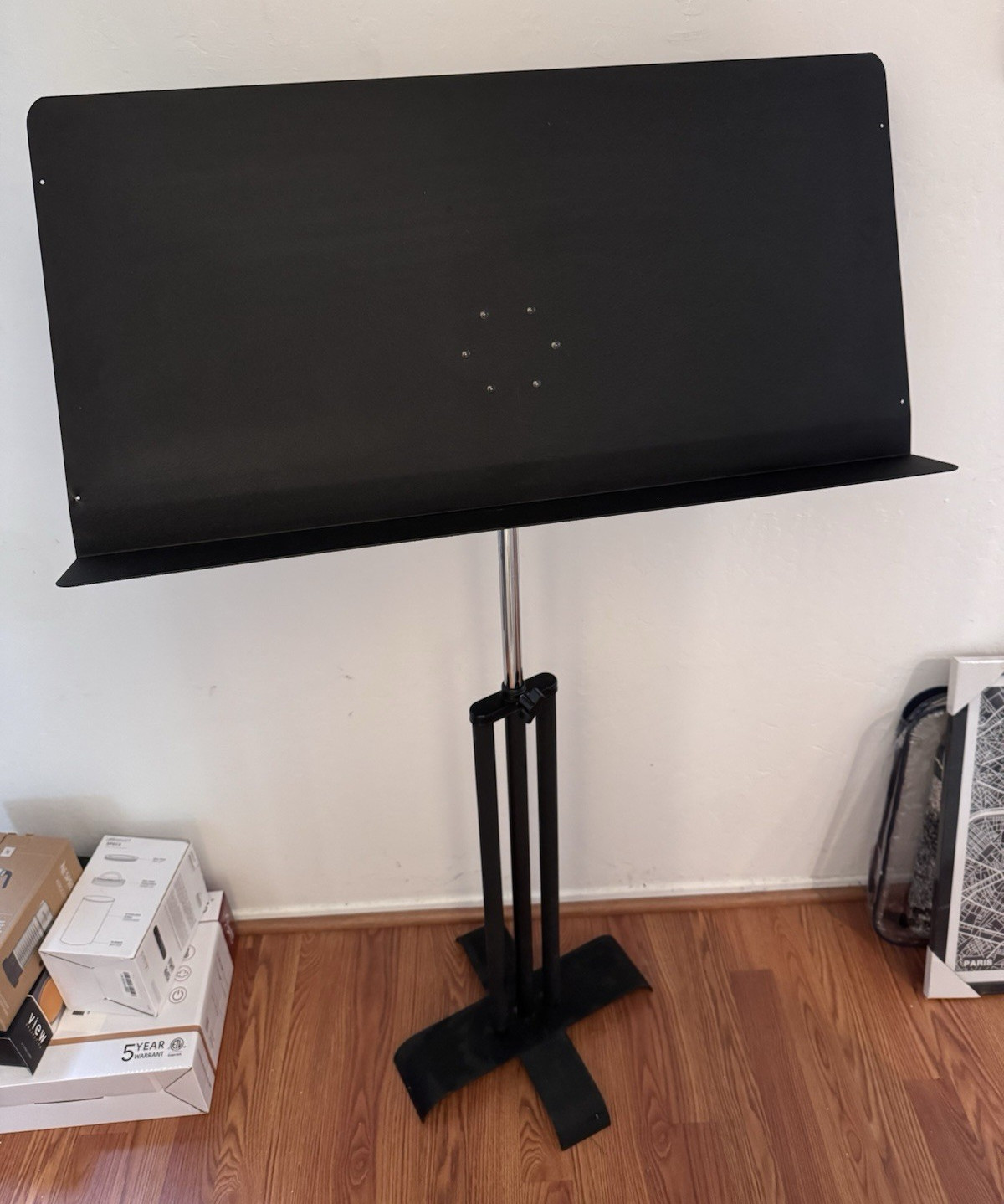 Hamilton “conductor” Black Metal Sheet Music Stand