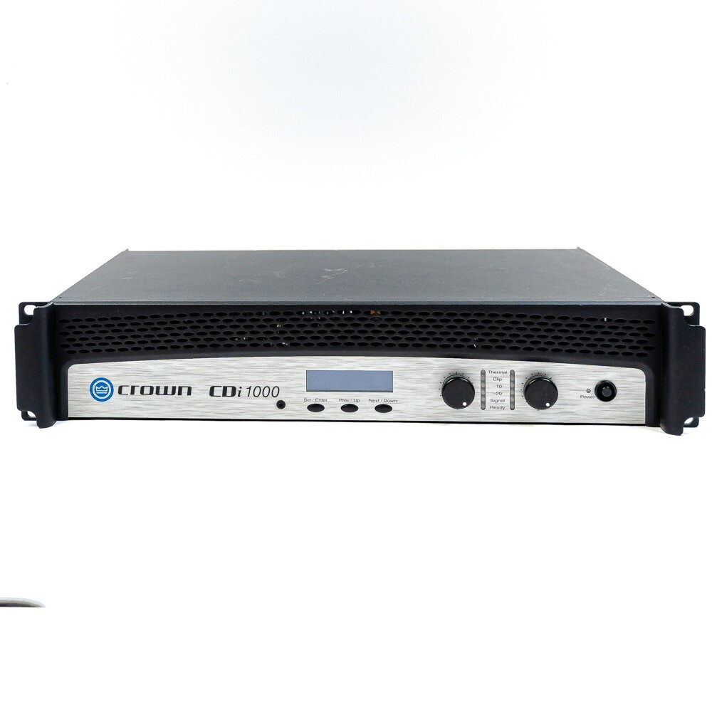 Crown CDi 1000 500W 2-Channel 70V Power Amplifier – For Parts or Repair