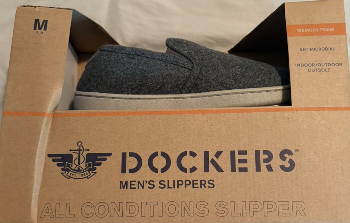 dockers mens slippers size 7 - 8