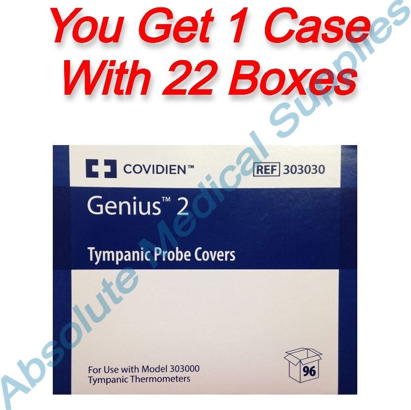 *2,112-Pieces* Covidien Genius 2 Tympanic Probe Covers 303030