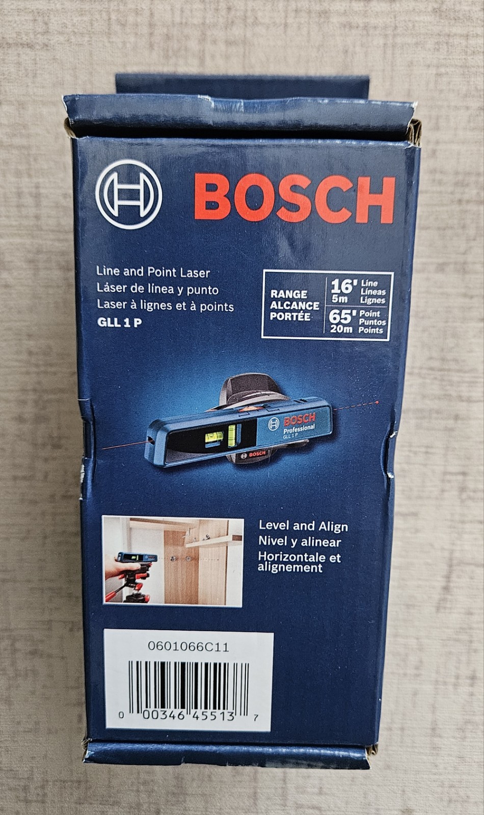 Bosch GLL 1 P Combination Point and Line Laser Level - New in Sealed pack